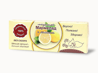  Мармелад натуральный "Лимон" 140г в Калуге