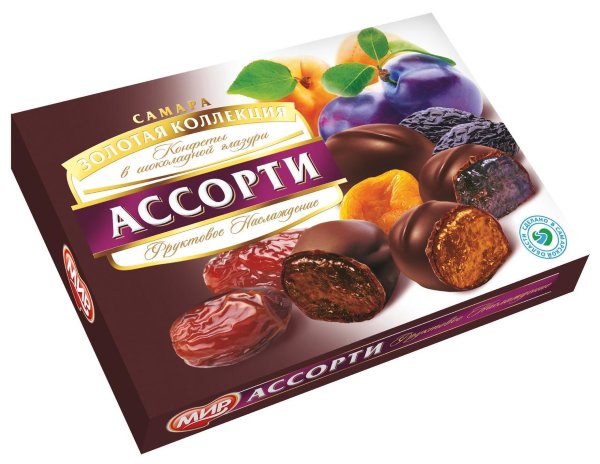 №2 КФ МИР Фруктовое наслаждение (набор шоколадных конфет) 170г в Калуге